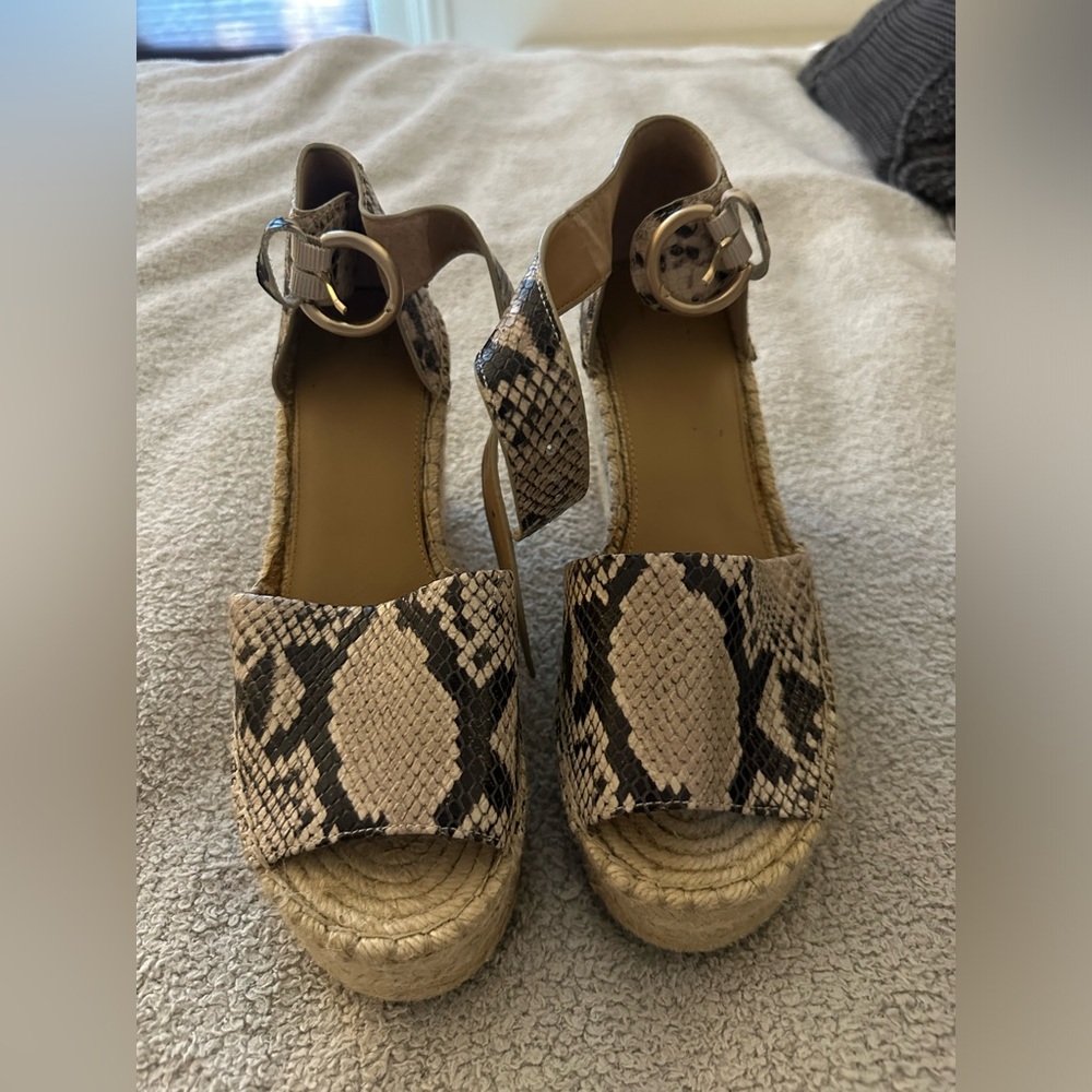 wedged heels!